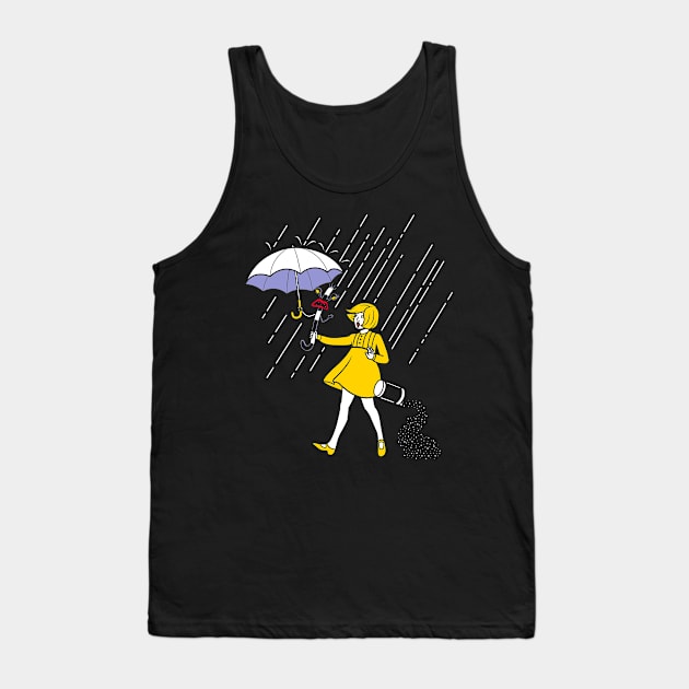 Salt Scared Girl! Tank Top by Raffiti